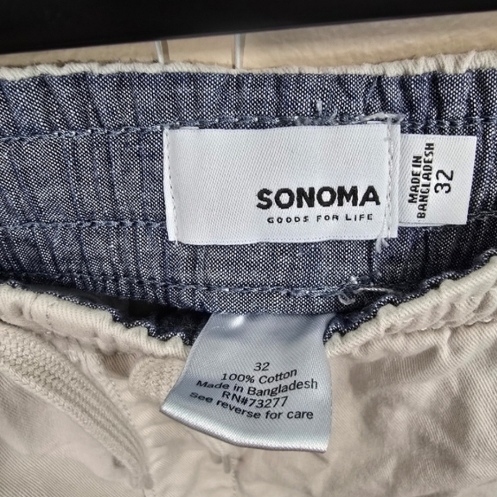 Sonoma Men's Size 32 Drawstring Shorts - Picture 3 of 5